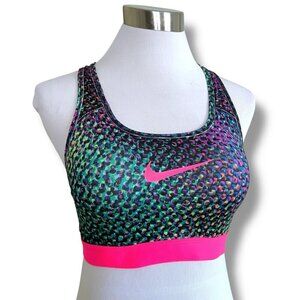 Nike Pro Womens Sports Bra Sz Small Medium Impact Removable Pads Wireless Gym